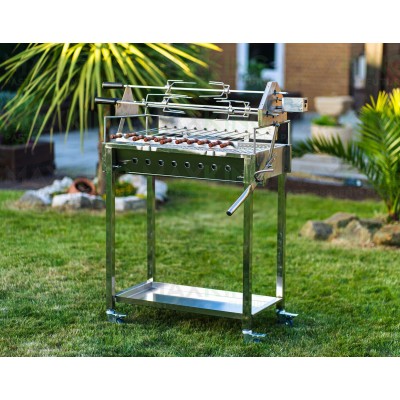 Maxking 3641 Stainless Steel rotisserie Barbecue front view
