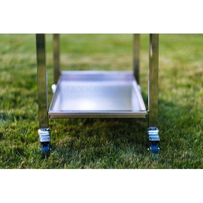 Maxking 3641 Stainless Steel rotisserie Barbecue tray view