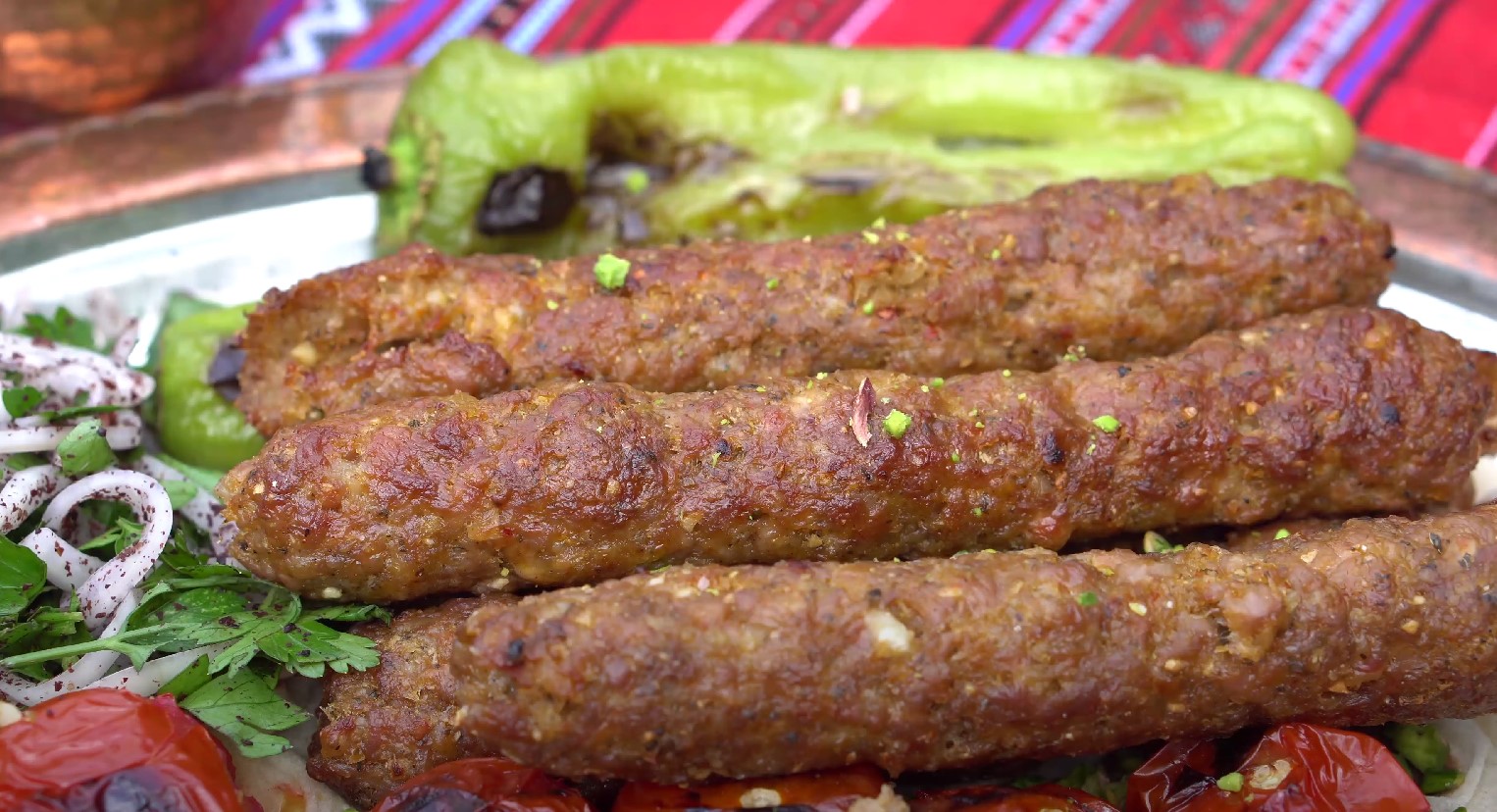 Antep Simit Kebab / Spicy Lamb and Bulgur