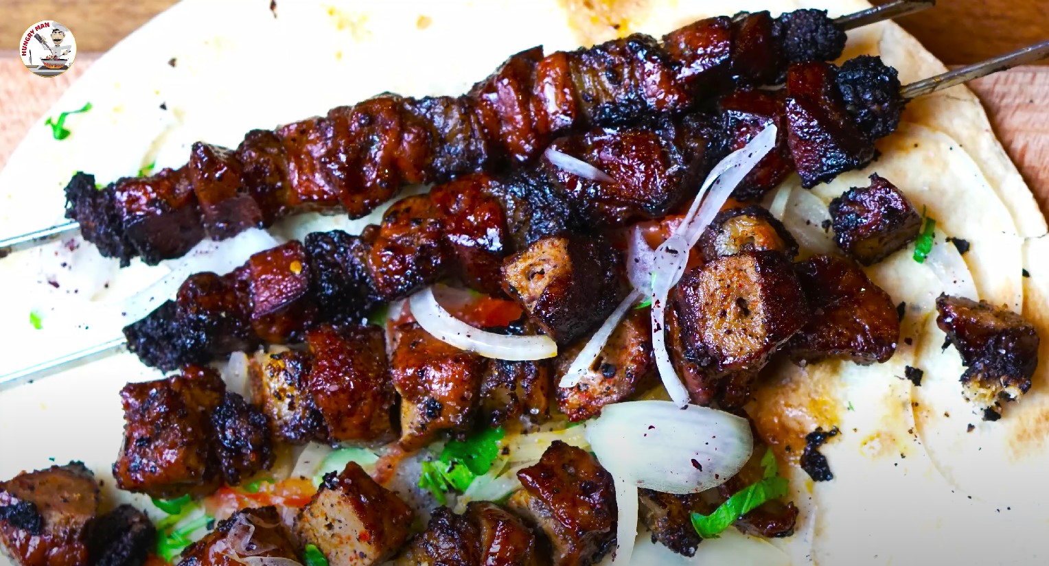 Oven Grilled Delicious Liver Skewers